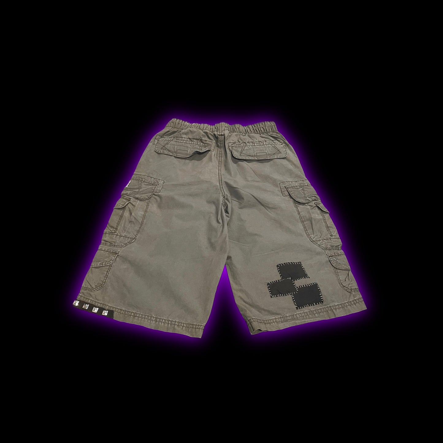 patched shorts