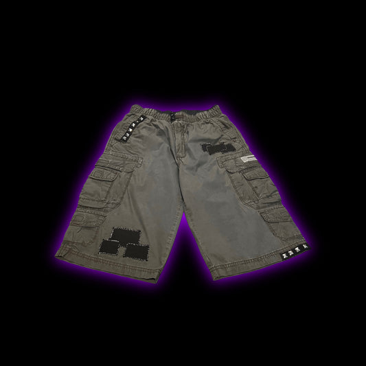 patched shorts