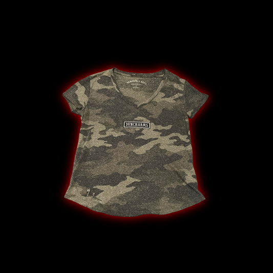 ‘dvncharms’ camo tee